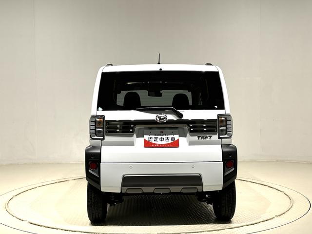 タフトG ダーククロムベンチャー 前席シートヒーター バックカメラアダプティブルクルーズコントロールLEDヘッドライト LEDフォグランプ オートライト オートハイビーム 15インチアルミホイール SRSサイドエアバッグ 純正カーペットマット 純正ロングバイザー(広島県)の中古車