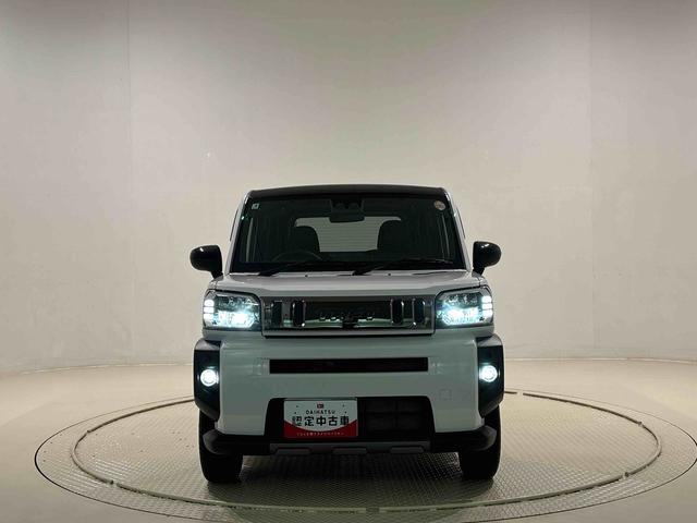 タフトG ダーククロムベンチャー 前席シートヒーター バックカメラアダプティブルクルーズコントロールLEDヘッドライト LEDフォグランプ オートライト オートハイビーム 15インチアルミホイール SRSサイドエアバッグ 純正カーペットマット 純正ロングバイザー(広島県)の中古車