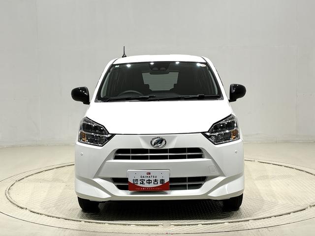 ミライースX SAIII バックモニタ−対応 マニュアルエアコンLEDヘッドランプ セキュリティアラーム コーナーセンサー 14インチフルホイールキャップ キーレスエントリー 電動格納式ドアミラー ショツピングフック マニュアルエアコン(広島県)の中古車