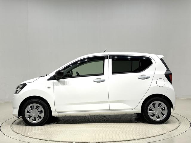 ミライースX SAIII バックモニタ−対応 マニュアルエアコンLEDヘッドランプ セキュリティアラーム コーナーセンサー 14インチフルホイールキャップ キーレスエントリー 電動格納式ドアミラー ショツピングフック マニュアルエアコン(広島県)の中古車