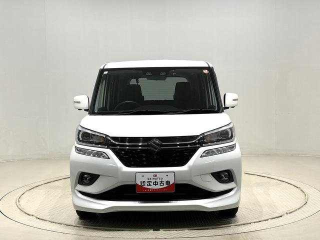 ソリオバンディットハイブリッドＭＶ　ナビ　ＥＴＣ　ドラレコ　全方位カメラプッシュボタンスタート　オートエアコン　ステアリングスイッチ　パワースライドドア　アイドリングストップ　シートヒーター　オートライト　電動格納ミラー　シートリフター　後席テーブル　後席サンシェード（広島県）の中古車