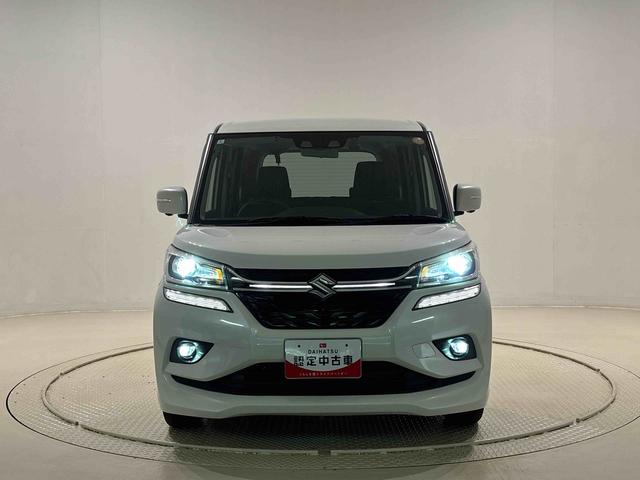 ソリオバンディットハイブリッドＭＶ　ナビ　ＥＴＣ　ドラレコ　全方位カメラプッシュボタンスタート　オートエアコン　ステアリングスイッチ　パワースライドドア　アイドリングストップ　シートヒーター　オートライト　電動格納ミラー　シートリフター　後席テーブル　後席サンシェード（広島県）の中古車