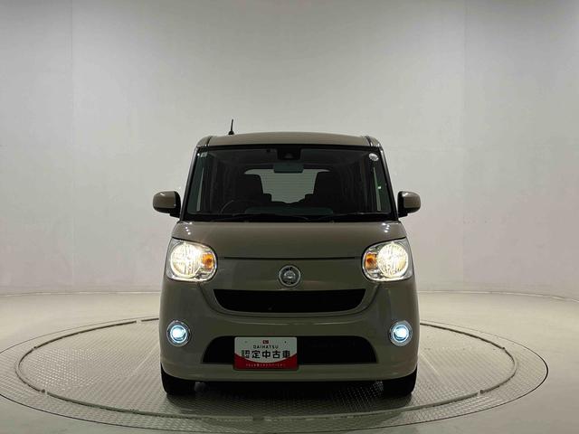 ムーヴキャンバスＸリミテッド　ＳＡIIハロゲンライト　置き楽ボックス　オートライト　プッシュボタンスタート　セキュリティアラーム　両側パワースライドドア　　キーフリーシステム（広島県）の中古車