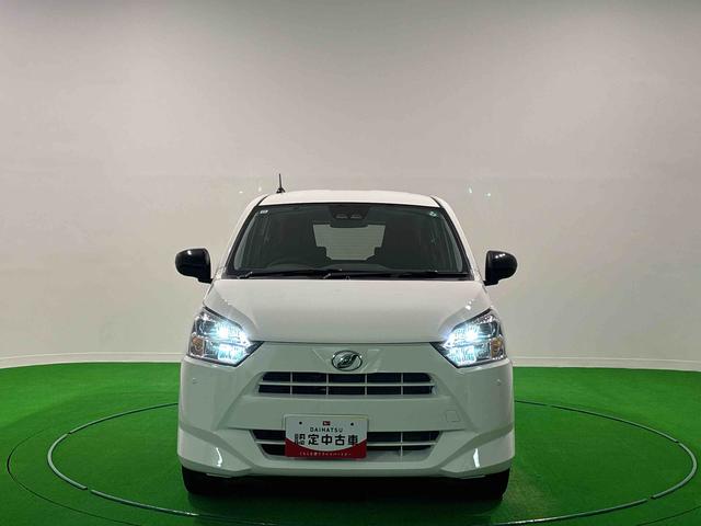 ミライースX SAIII LEDヘッドライト コーナーセンサー付LEDヘッドランプ セキュリティアラーム コーナーセンサー 14インチフルホイールキャップ キーレスエントリー 電動格納式ドアミラー ショツピングフック マニュアルエアコン(広島県)の中古車