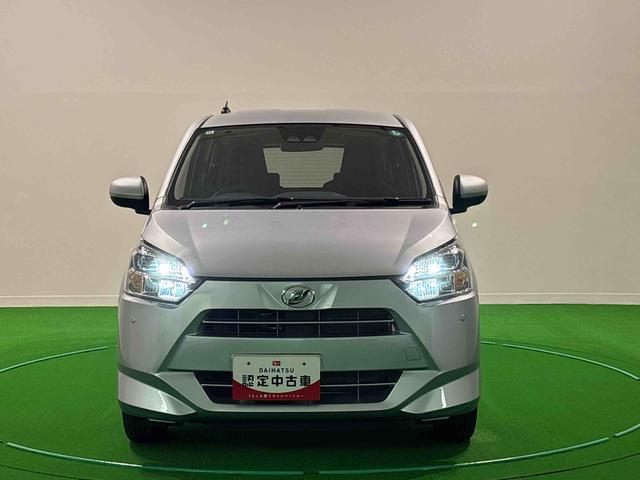 ミライースX SAIII ディスプレイオーディオ バックモニターLEDヘッドランプ セキュリティアラーム コーナーセンサー 14インチフルホイールキャップ キーレスエントリー 電動格納式ドアミラー ショツピングフック マニュアルエアコン(広島県)の中古車