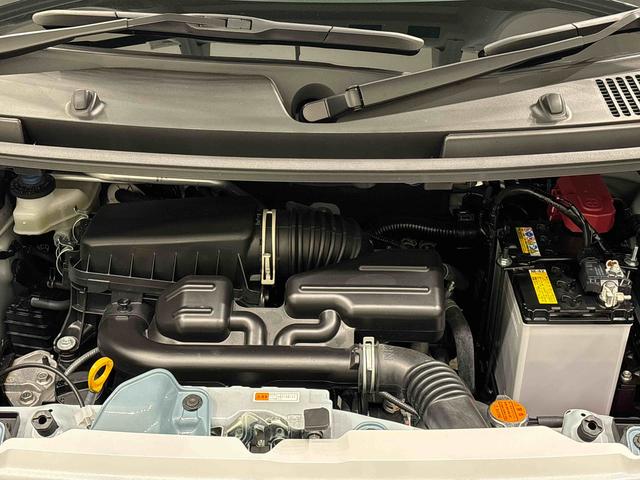 ムーヴキャンバスストライプスＧ　運転席・助手席シートヒーター　キーフリー純正ナビ装着用アップグレードパック　　両側電動スライドドア　運転席シートリフター　チルトステアリング　電動パーキングブレーキ　オートブレーキホールド機能　オートライト（広島県）の中古車