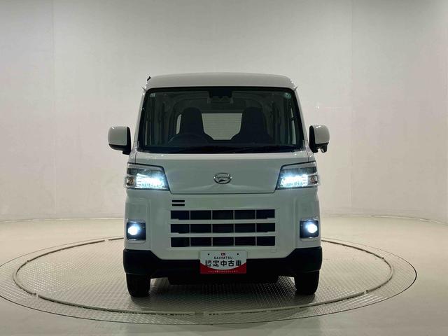 ハイゼットカーゴＤＸ　プッシュボタンスタート　オートライト　電動格納ミラーＬＥＤヘッドランプ　トップシェイドガラス　コーナーセンサー　オーバーヘッドシェルフ　フロントドアパワーウインドウ　ＡＭ／ＦＭラジオ　テンパータイヤ　スチールホイール（広島県）の中古車