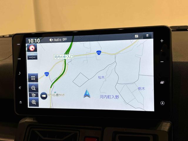 タフトXターボ ナビゲーション ETC ドライブレコーダースカイフィールトップ LEDヘッドランプ コーナーセンサー プッシュボタンスタート キーフリーシステム 電動パーキングブレーキ バックカメラ スチールホイール(広島県)の中古車