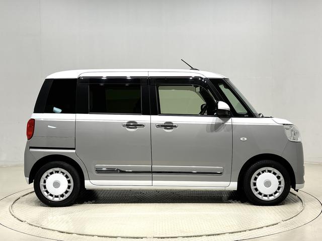 ムーヴキャンバスストライプスＧ　　純正ナビ　前後ドライブレコーダーまごころ保証１２カ月付　保証継承　ＬＥＤオートライト・フォグランプ　電動パーキングブレーキ　プッシュボタンスタート　セキュリティアラーム　バックカメラ　両側パワースライドドアウエルカムオープン機能（広島県）の中古車