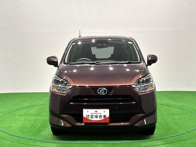 ミライースX SAIII バックモニター対応 電動格納ドアミラーLEDヘッドランプ セキュリティアラーム コーナーセンサー 14インチフルホイールキャップ キーレスエントリー 電動格納式ドアミラー ショツピングフック マニュアルエアコン(広島県)の中古車