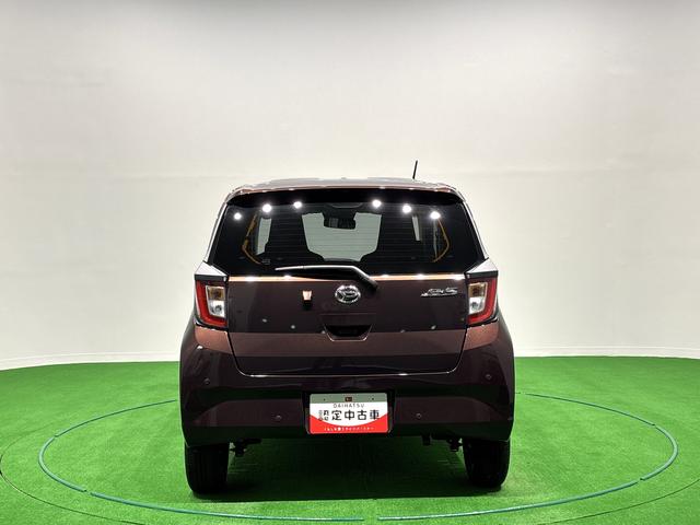 ミライースX SAIII バックモニター対応 電動格納ドアミラーLEDヘッドランプ セキュリティアラーム コーナーセンサー 14インチフルホイールキャップ キーレスエントリー 電動格納式ドアミラー ショツピングフック マニュアルエアコン(広島県)の中古車