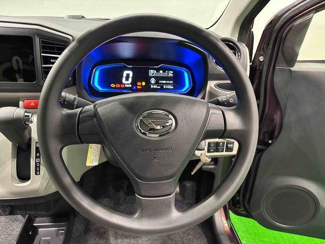 ミライースX SAIII バックモニター対応 電動格納ドアミラーLEDヘッドランプ セキュリティアラーム コーナーセンサー 14インチフルホイールキャップ キーレスエントリー 電動格納式ドアミラー ショツピングフック マニュアルエアコン(広島県)の中古車