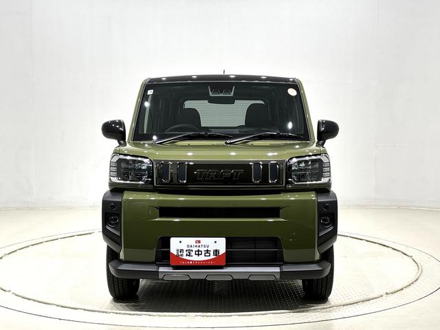 タフトＧ　ダーククロムベンチャー　運転席・助手席シートヒーターバックモニター　オートエアコン　電動パーキングブレーキ　オートライト　サイドエアバッグ　ＬＥＤヘッドライト・フォグランプ　純正１５インチアルミホイール　キーフリーシステム（広島県）の中古車