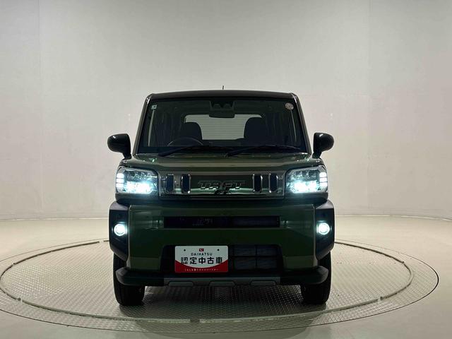 タフトＧ　ダーククロムベンチャー　運転席・助手席シートヒーターバックモニター　オートエアコン　電動パーキングブレーキ　オートライト　サイドエアバッグ　ＬＥＤヘッドライト・フォグランプ　純正１５インチアルミホイール　キーフリーシステム（広島県）の中古車