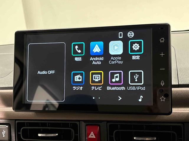 ムーヴキャンバスセオリーＧ　４ＷＤ　９インチディスプレイオーディオＬＥＤヘッドランプ・フォグランプ　電動パーキングブレーキ　プッシュボタンスタート　セキュリティアラーム　バックカメラ　両側パワースライドドアウエルカムオープン機能　オート電動格納式ドアミラー（広島県）の中古車