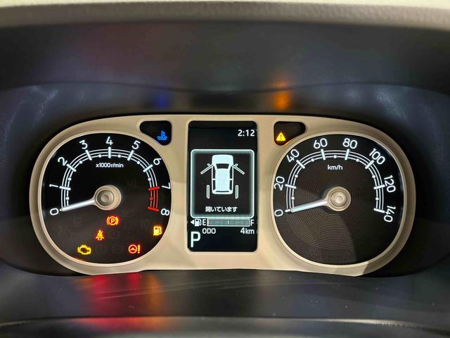 ムーヴキャンバスストライプスＧ　バックモニター対応　ホットカップホルダーＬＥＤオートライト・フォグランプ　電動パーキングブレーキ　プッシュボタンスタート　セキュリティアラーム　バックカメラ　両側パワースライドドアウエルカムオープン機能　オート電動格納式ドアミラー（広島県）の中古車