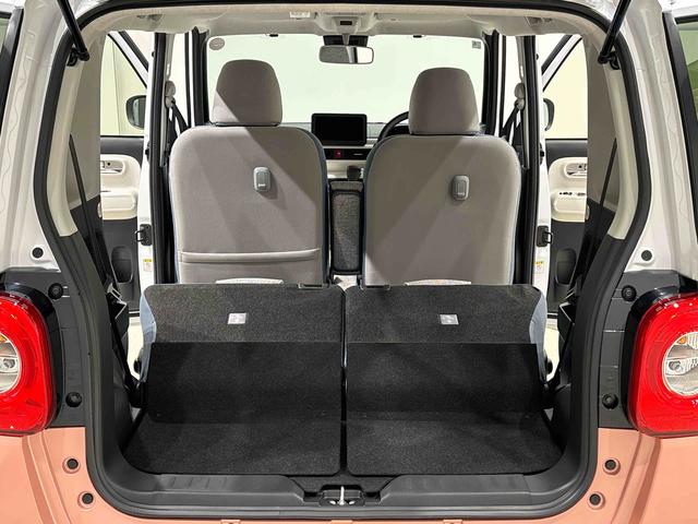 ムーヴキャンバスストライプスＧ　バックモニター対応　ホットカップホルダーＬＥＤオートライト・フォグランプ　電動パーキングブレーキ　プッシュボタンスタート　セキュリティアラーム　バックカメラ　両側パワースライドドアウエルカムオープン機能　オート電動格納式ドアミラー（広島県）の中古車