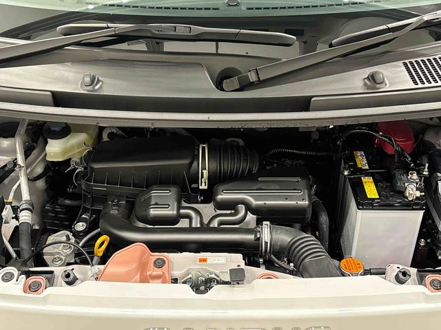 ムーヴキャンバスストライプスＧ　バックモニター対応　ホットカップホルダーＬＥＤオートライト・フォグランプ　電動パーキングブレーキ　プッシュボタンスタート　セキュリティアラーム　バックカメラ　両側パワースライドドアウエルカムオープン機能　オート電動格納式ドアミラー（広島県）の中古車