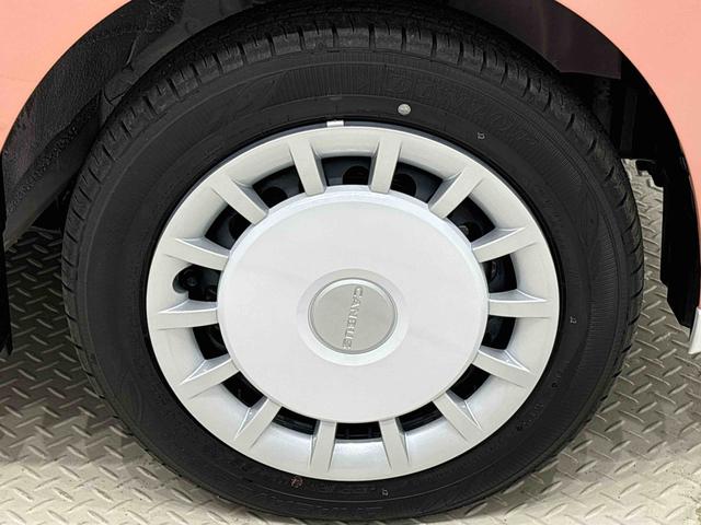 ムーヴキャンバスストライプスＧ　バックモニター対応　ホットカップホルダーＬＥＤオートライト・フォグランプ　電動パーキングブレーキ　プッシュボタンスタート　セキュリティアラーム　バックカメラ　両側パワースライドドアウエルカムオープン機能　オート電動格納式ドアミラー（広島県）の中古車