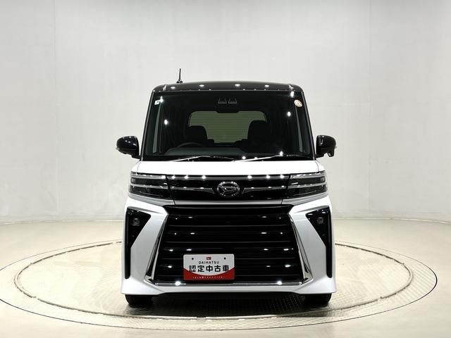 タントカスタムＲＳＬＥＤオートライト　パワースライドドアウェルカムオープン機能　電動パーキングブレーキ　運転席助手席シートヒーター　アルミホイール　キーフリーシステム　　オート電動格納式ドアミラー（広島県）の中古車