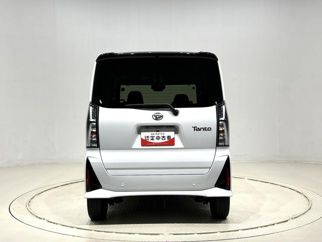 タントカスタムＲＳＬＥＤオートライト　パワースライドドアウェルカムオープン機能　電動パーキングブレーキ　運転席助手席シートヒーター　アルミホイール　キーフリーシステム　　オート電動格納式ドアミラー（広島県）の中古車