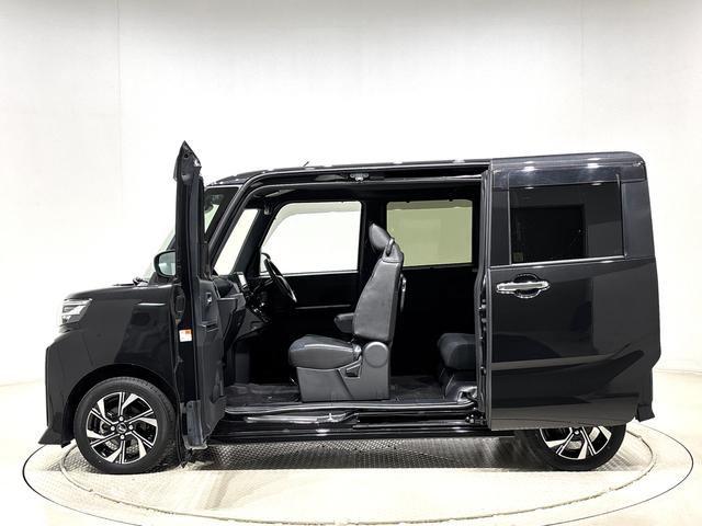 タントカスタムXナビ パノラマ ドラレコ LEDオートライト パワースライドドアウェルカムオープン機能 電動パーキングブレーキ 運転席助手席シートヒーター アルミホイール キーフリーシステム 電動格納式ドアミラー(広島県)の中古車