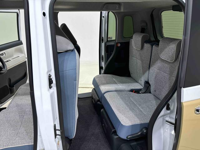 ムーヴキャンバスストライプスＧ　バックモニター　後席両側パワースライドドア運転席・助手席シートヒーター　電動パーキングブレーキ　ＬＥＤヘッドライト・フォグランプ　サイドエアバッグ　オートライト　オートエアコン　キーフリーシステム　アイドリングストップ機能（広島県）の中古車