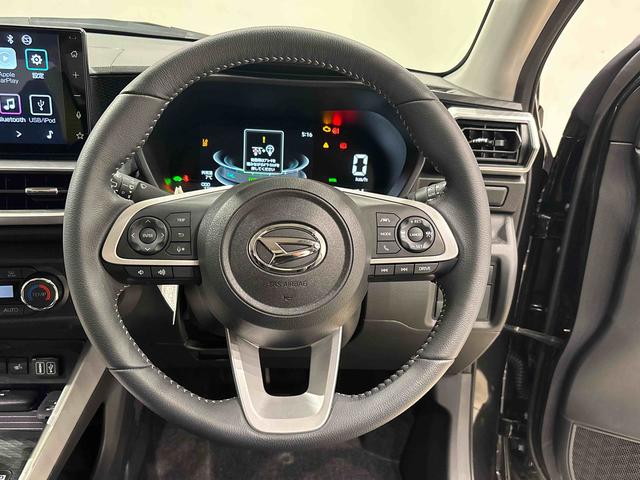 ロッキープレミアムＧ　ＨＥＶ　９インチディスプレイオーディオＬＥＤヘッドランプ・フォグランプ　全車速追従機能付アダプティブクルーズコントロール　レーンキープコントロール　ブラインドスポットモニター　１７インチアルミホイール　シートヒーター（広島県）の中古車