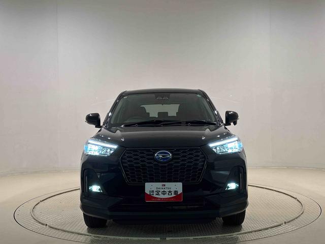 ロッキープレミアムＧ　ＨＥＶ　９インチディスプレイオーディオＬＥＤヘッドランプ・フォグランプ　全車速追従機能付アダプティブクルーズコントロール　レーンキープコントロール　ブラインドスポットモニター　１７インチアルミホイール　シートヒーター（広島県）の中古車