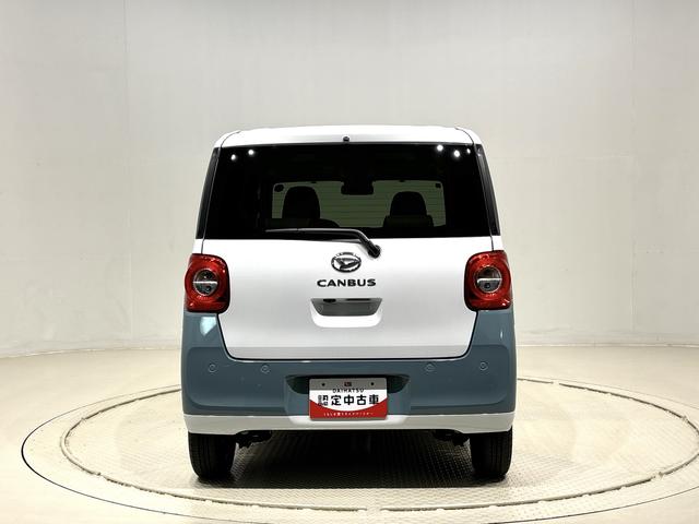 ムーヴキャンバスストライプスG 電動パーキングブレーキ R7年式LEDオートライト・フォグランプ プッシュボタンスタート セキュリティアラーム バックカメラ 両側パワースライドドアウエルカムオープン機能 オート電動格納式ドアミラー(広島県)の中古車