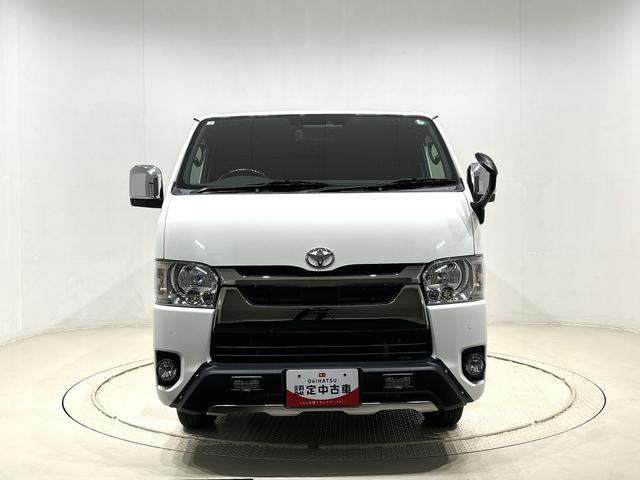 ハイエースバンスーパーＧＬ　ダークプライムII　ナビ　バックモニタ　ＥＴＣまごころ保証１２カ月　　車検整備　フォグランプ　　ＬＥＤヘッドライト　バックモニターマット付き　　両側パワースライドドア　　プッシュボタンスタート（広島県）の中古車