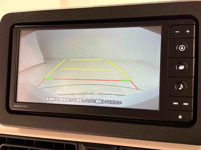 ムーヴキャンバスストライプスＧ　ナビ　ＥＴＣＬＥＤオートライト・フォグランプ　電動パーキングブレーキ　プッシュボタンスタート　セキュリティアラーム　バックカメラ　両側パワースライドドアウエルカムオープン機能　オート電動格納式ドアミラー（広島県）の中古車