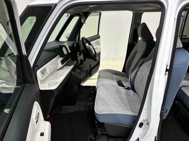 ムーヴキャンバスストライプスＧＬＥＤオートライト・フォグランプ　電動パーキングブレーキ　プッシュボタンスタート　セキュリティアラーム　バックカメラ　両側パワースライドドアウエルカムオープン機能　オート電動格納式ドアミラー（広島県）の中古車