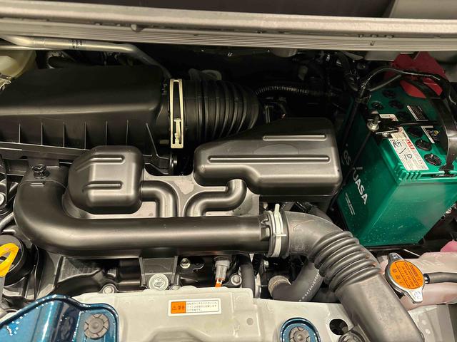 ムーヴキャンバスストライプスＧＬＥＤオートライト・フォグランプ　電動パーキングブレーキ　プッシュボタンスタート　セキュリティアラーム　バックカメラ　両側パワースライドドアウエルカムオープン機能　オート電動格納式ドアミラー（広島県）の中古車