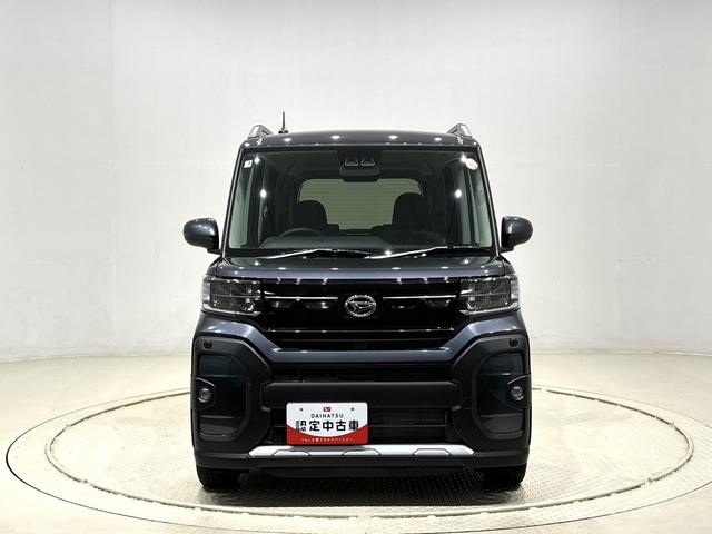 タントファンクロスターボ　シートヒーター　両側パワースライドドアオートライト　オートエアコン　プッシュボタンスタート　キーフリーシステム　シートヒーター　シートリフター　両側パワースライドドア予約オープン機能　オート電動格納機能付きミラー（広島県）の中古車