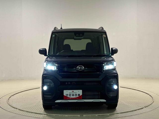 タントファンクロスターボ　シートヒーター　両側パワースライドドアオートライト　オートエアコン　プッシュボタンスタート　キーフリーシステム　シートヒーター　シートリフター　両側パワースライドドア予約オープン機能　オート電動格納機能付きミラー（広島県）の中古車