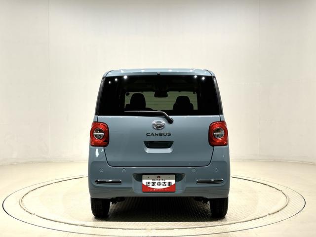 ムーヴキャンバスセオリーＧ　シートヒーター　バックモニター対応カメラＬＥＤオートライト・フォグランプ　電動パーキングブレーキ　プッシュボタンスタート　セキュリティアラーム　バックカメラ　両側パワースライドドアウエルカムオープン機能　オート電動格納式ドアミラー（広島県）の中古車