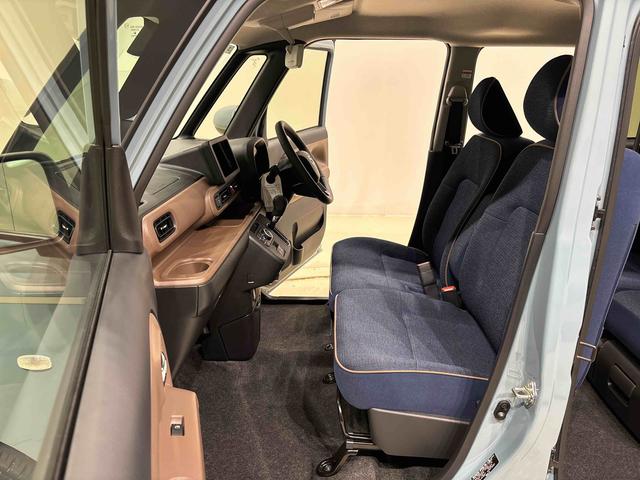 ムーヴキャンバスセオリーＧ　シートヒーター　バックモニター対応カメラＬＥＤオートライト・フォグランプ　電動パーキングブレーキ　プッシュボタンスタート　セキュリティアラーム　バックカメラ　両側パワースライドドアウエルカムオープン機能　オート電動格納式ドアミラー（広島県）の中古車