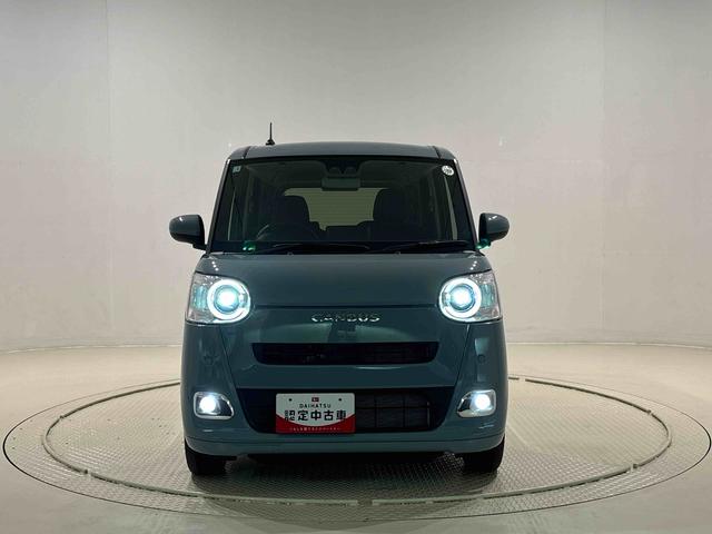 ムーヴキャンバスセオリーＧ　シートヒーター　バックモニター対応カメラＬＥＤオートライト・フォグランプ　電動パーキングブレーキ　プッシュボタンスタート　セキュリティアラーム　バックカメラ　両側パワースライドドアウエルカムオープン機能　オート電動格納式ドアミラー（広島県）の中古車