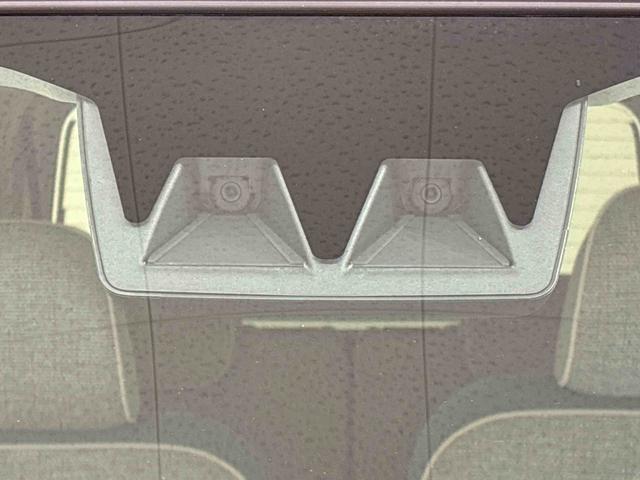 ムーヴキャンバスストライプスＧターボ　バックモニター　電動パーキングブレーキＬＥＤオートライト・フォグランプ　電動パーキングブレーキ　プッシュボタンスタート　セキュリティアラーム　バックカメラ　両側パワースライドドアウエルカムオープン機能　オート電動格納式ドアミラー（広島県）の中古車