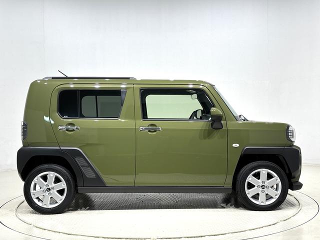 タフトＧターボ　クロムベンチャースカイフィールトップ　クロムパック　メッキパック　シルバーアンダーガーニッシュ　インテリアアクセント　ＬＥＤオートハイビーム＆フォグランプ　電動パーキングブレーキ　バックカメラ　アルミホイール（広島県）の中古車