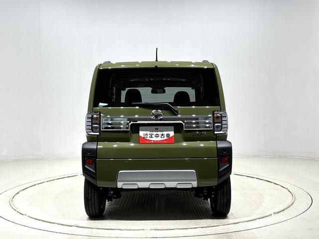 タフトＧターボ　クロムベンチャースカイフィールトップ　クロムパック　メッキパック　シルバーアンダーガーニッシュ　インテリアアクセント　ＬＥＤオートハイビーム＆フォグランプ　電動パーキングブレーキ　バックカメラ　アルミホイール（広島県）の中古車