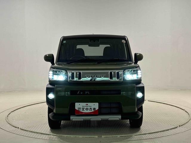 タフトＧターボ　クロムベンチャースカイフィールトップ　クロムパック　メッキパック　シルバーアンダーガーニッシュ　インテリアアクセント　ＬＥＤオートハイビーム＆フォグランプ　電動パーキングブレーキ　バックカメラ　アルミホイール（広島県）の中古車