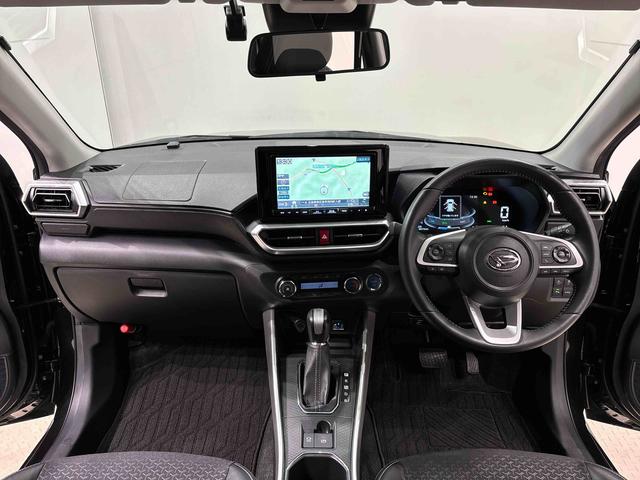 ロッキープレミアムG HEV 電動パーキング ETCバックカメラ純正ナビ装着用アップグレードパック ETC 運転席・助手席シートヒーター 本革巻ステアリングホイール 電動パーキングブレーキ オートブレーキホールド機能 17インチアルミホイール キーフリーシステム(広島県)の中古車