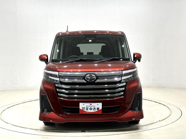 トールカスタムＧＬＥＤヘッドランプ・フォグランプ　　１４インチアルミホイール　オートライト　プッシュボタンスタート　クルーズコントロール　　コーナーセンサー　パワースライドドア　キーフリーシステム（広島県）の中古車