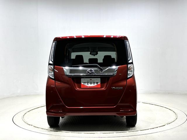 トールカスタムＧＬＥＤヘッドランプ・フォグランプ　　１４インチアルミホイール　オートライト　プッシュボタンスタート　クルーズコントロール　　コーナーセンサー　パワースライドドア　キーフリーシステム（広島県）の中古車