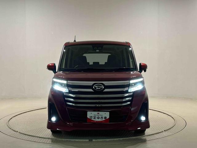 トールカスタムＧＬＥＤヘッドランプ・フォグランプ　　１４インチアルミホイール　オートライト　プッシュボタンスタート　クルーズコントロール　　コーナーセンサー　パワースライドドア　キーフリーシステム（広島県）の中古車