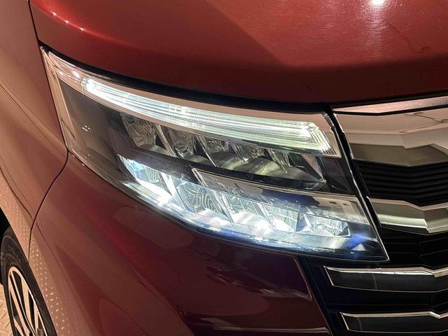 トールカスタムＧＬＥＤヘッドランプ・フォグランプ　　１４インチアルミホイール　オートライト　プッシュボタンスタート　クルーズコントロール　　コーナーセンサー　パワースライドドア　キーフリーシステム（広島県）の中古車