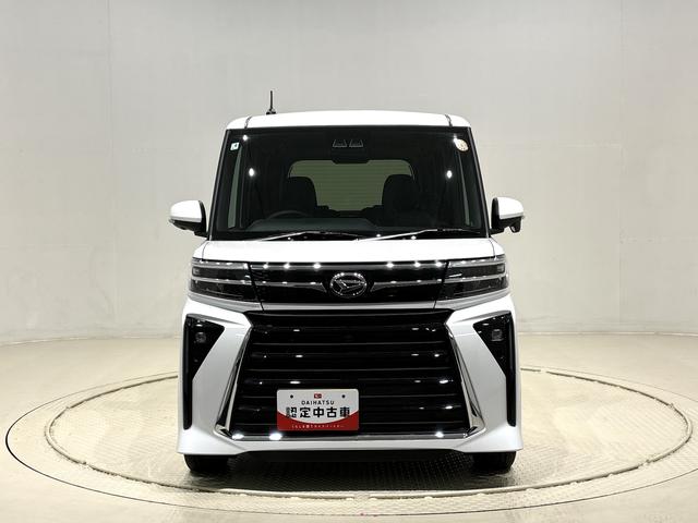 タントカスタムRS パノラマモニターLEDオートライト パワースライドドアウェルカムオープン機能 電動パーキングブレーキ 運転席助手席シートヒーター アルミホイール キーフリーシステム オート電動格納式ドアミラー(広島県)の中古車