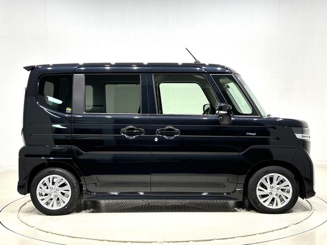 スペーシアカスタムハイブリッドＧＳ　ナビゲーション　ＥＴＣ車載器ＬＥＤオートライト・フォグランプ　電動パーキングブレーキ　プッシュボタンスタート　シートヒーター　アルミホイール（広島県）の中古車